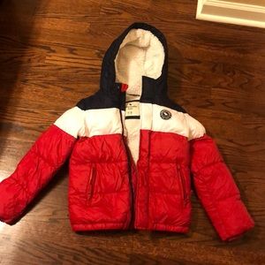 Boys Abercrombie and Fitch puffer jacket EUC
